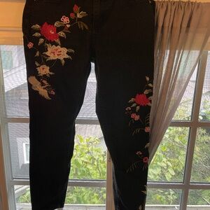 Embroidered jeans